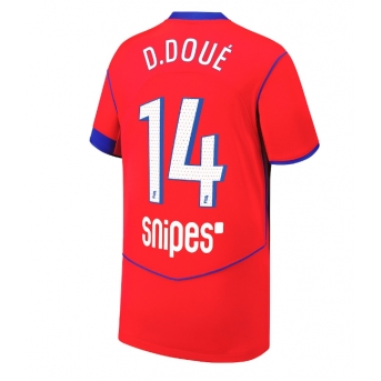 Billige Fotballdrakt Paris Saint-Germain Desire Doue #14 Replika Tredjedrakt 2025-26 Kortermet